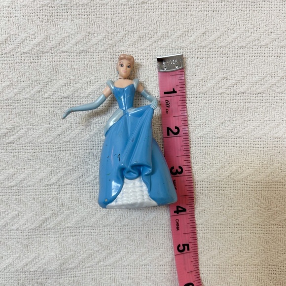 DISNEY Princess Cinderella Cake Topper - Blue dress, 4" - Picture 7 of 8